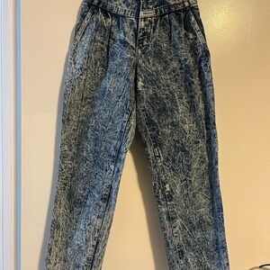 Vintage Prezzia Blue Acid Wash Jeans